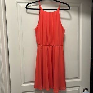 Blue Rain coral dress